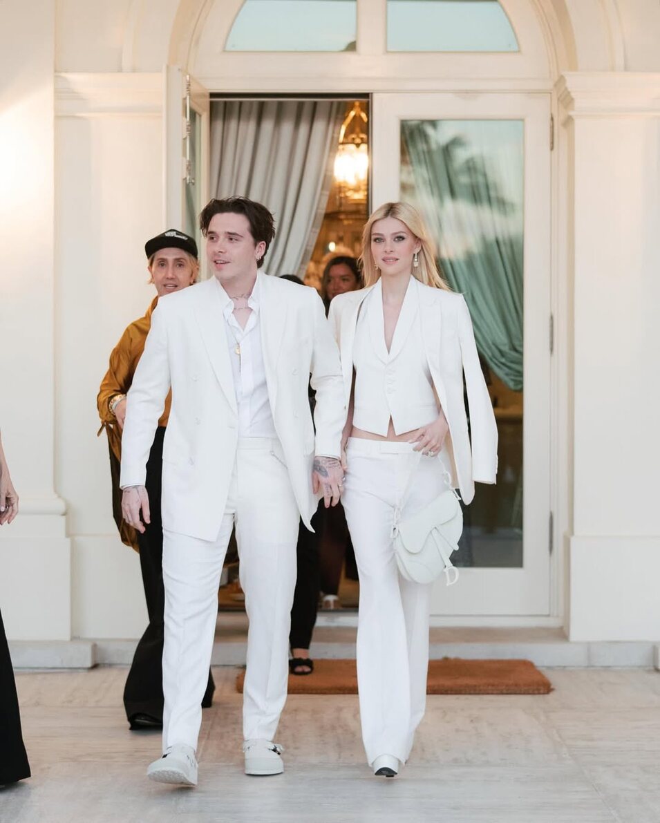 Brooklyn Beckham y Nicola Peltz en su boda | Instagram