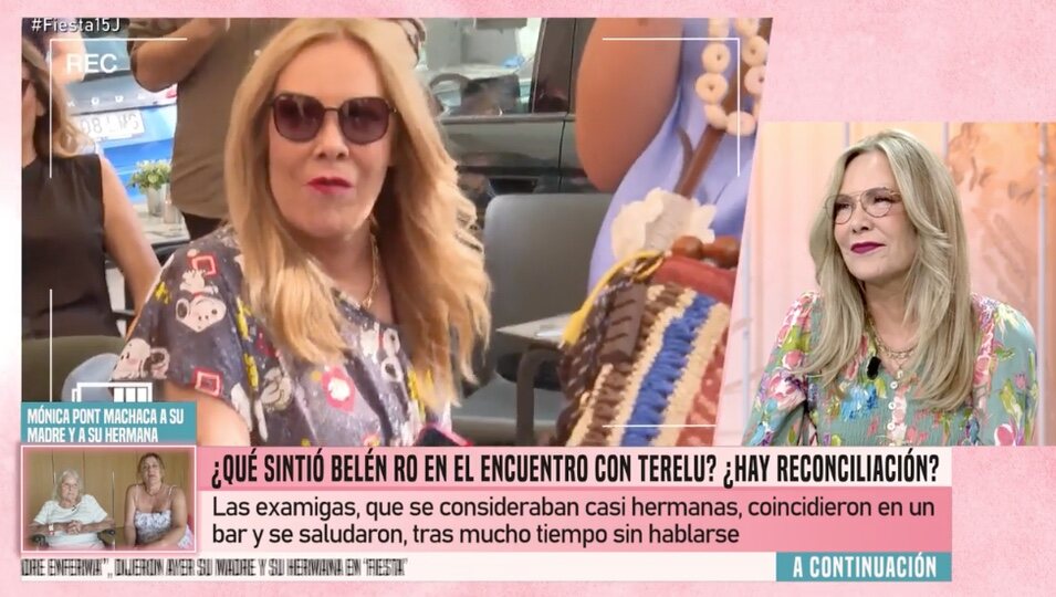 Belén Rodríguez habla sobre su relación con Terelu Campos L Photo: Telecinco.es