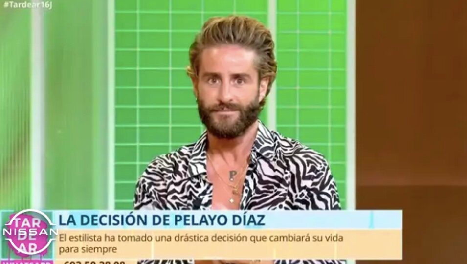 Pelayo en 'TardeAR' | Foto: telecinco.es