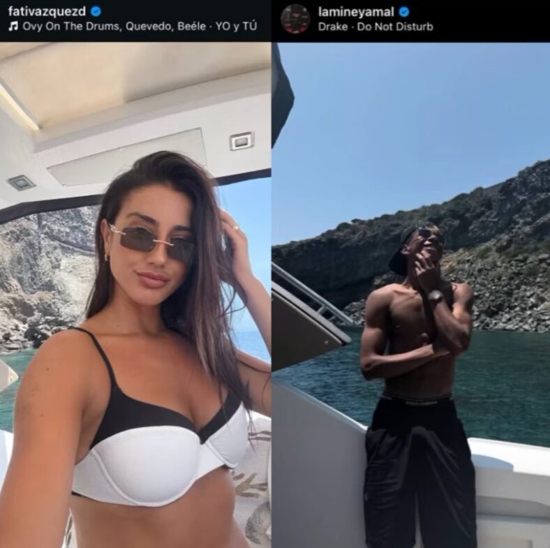 Influencer y futbolista coinciden en las mismas vacaciones l Foto: X