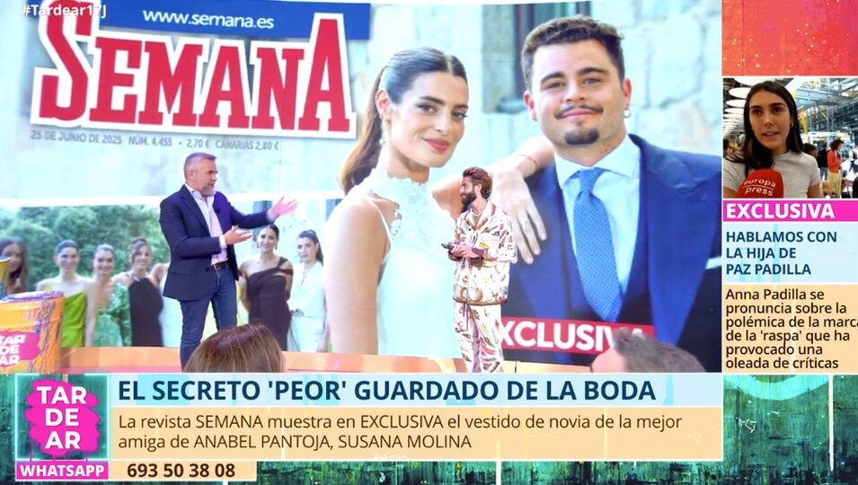Anabel Pantoja ya habría filtrado el vestido de su amiga antes de la exclusiva l Foto: Telecinco.es