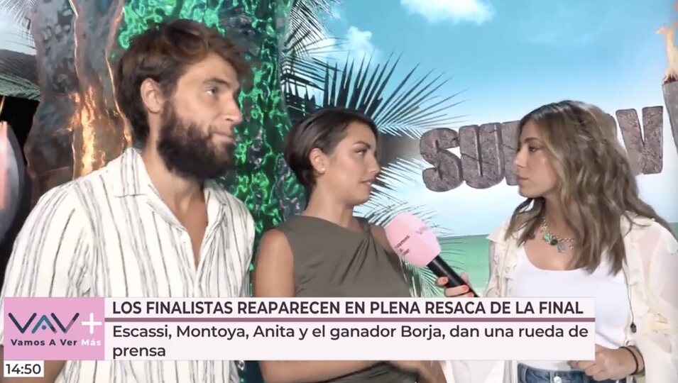 Anita y Montoya tras la rueda de prensa | Foto: telecinco.es