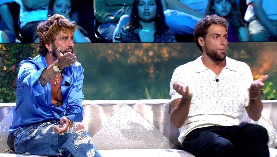 Pelayo y Montoya se enfrentan en directo y Sandra Barneda les frena l Foto: Telecinco.es