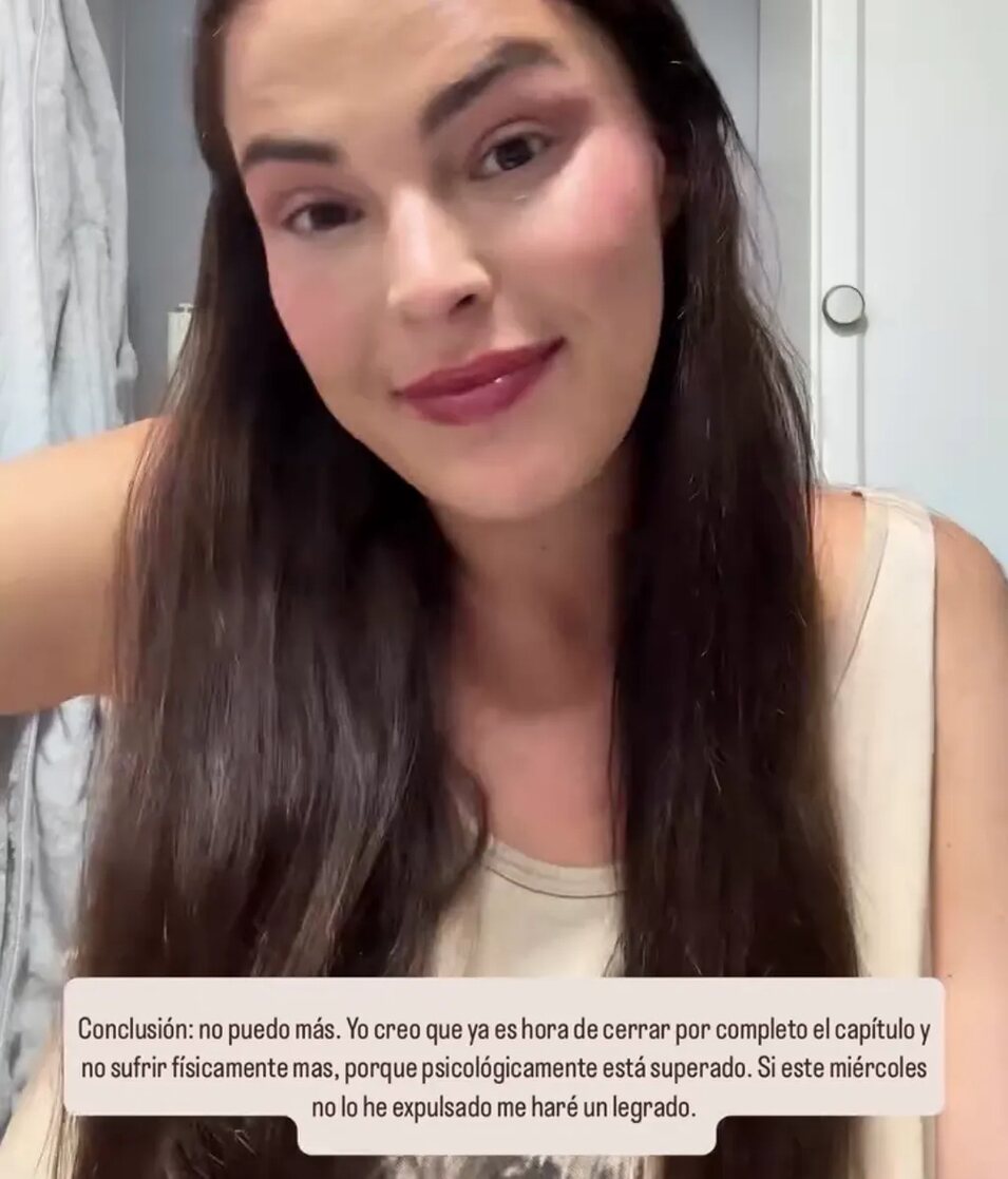 Marta Peñate tras su aborto |Instagram