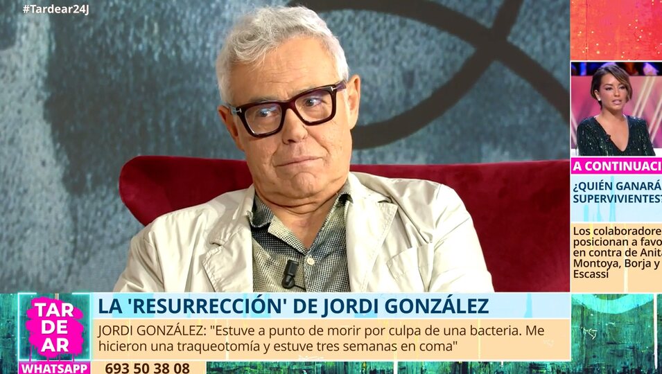 Jordi González se sienta en el plató de 'Tardear' | telecinco.es