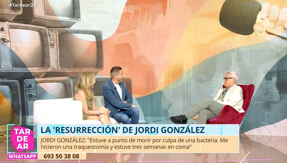 Jordi González se sienta en el set de 'tarde' | Telecinco.es