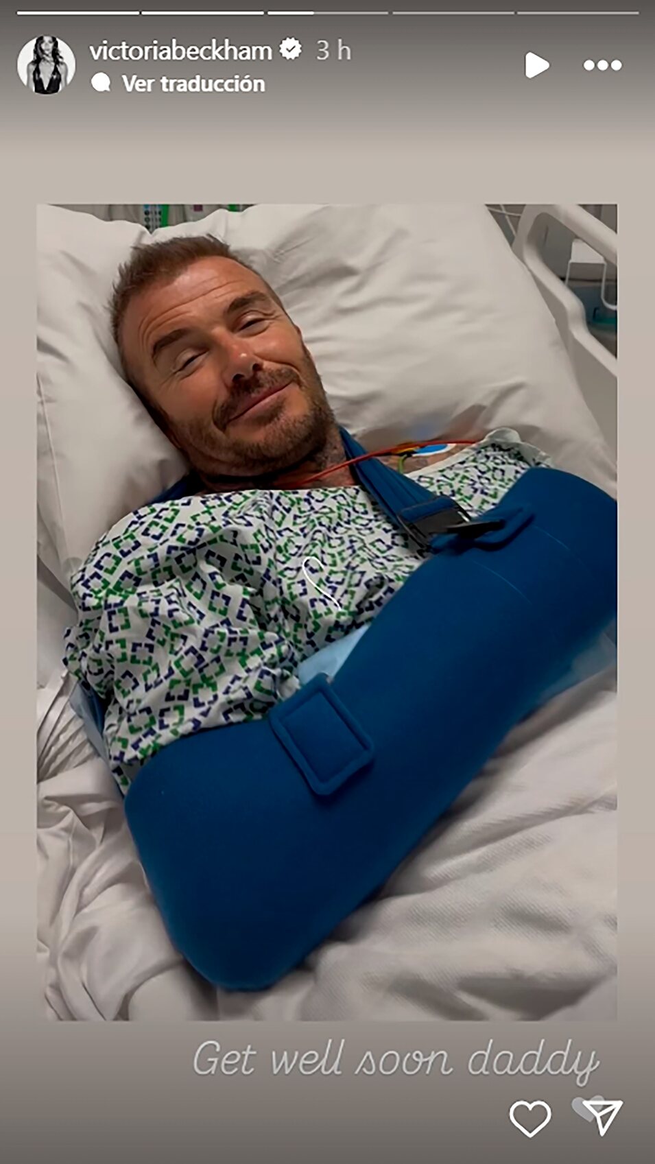 David Beckham aparece lesionado | Instagram