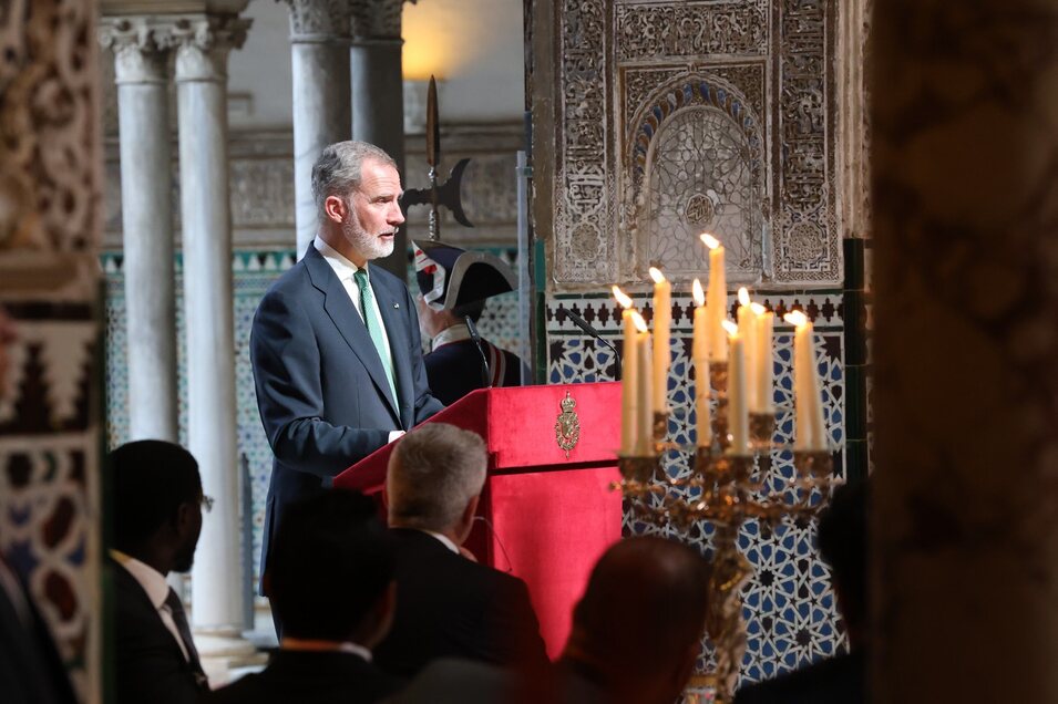 Discurso del Rey en la cena previa, presidida por Sus Majestades los Reyes, con motivo de la
