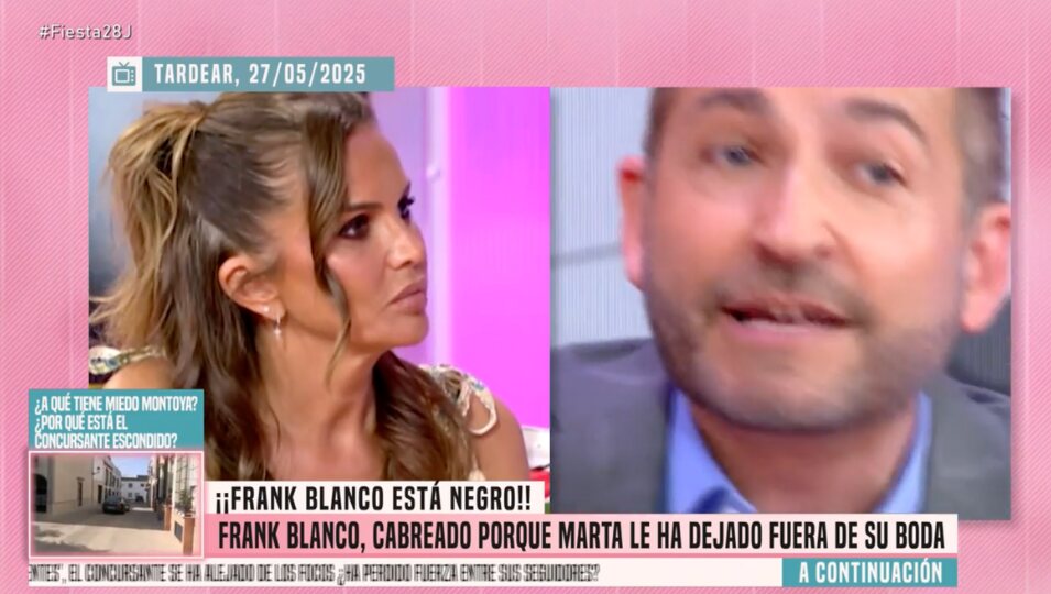Frank Blanco, otro ausente en la boda de Marta López l Foto: Telecinco.es