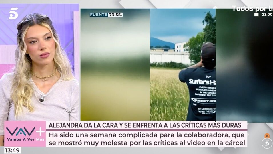 Alejandra Rubio habla de lo sucedido | Foto: telecinco.es