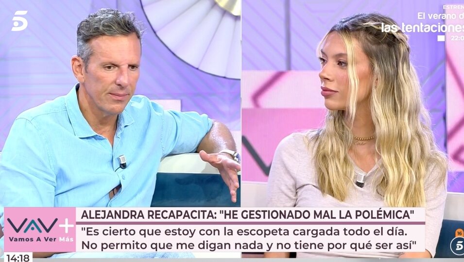 Alejandra y Joaquín aclaran sus problemas | Foto: Telecinco.es