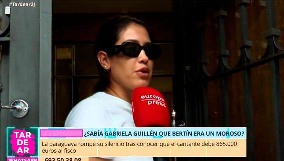 Gabriela Guillén opina sobre la situación financiera de Bertín Osborne | telecinco.es