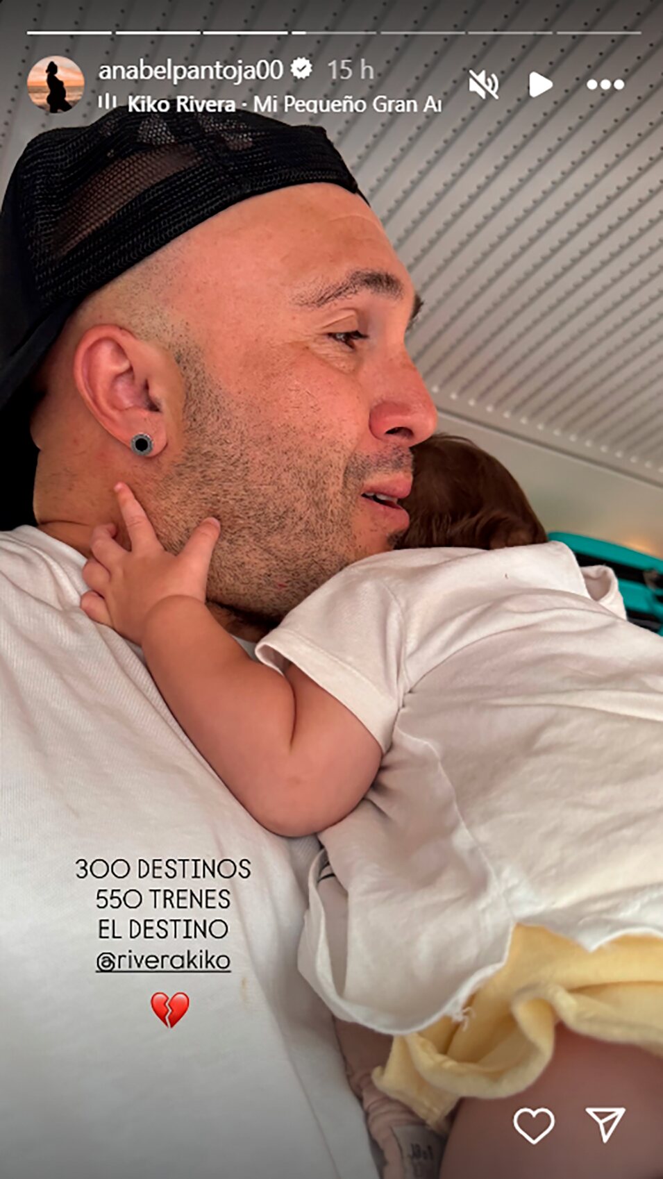 Kiko Rivera con la hija de Anabel Panroja | Instagram