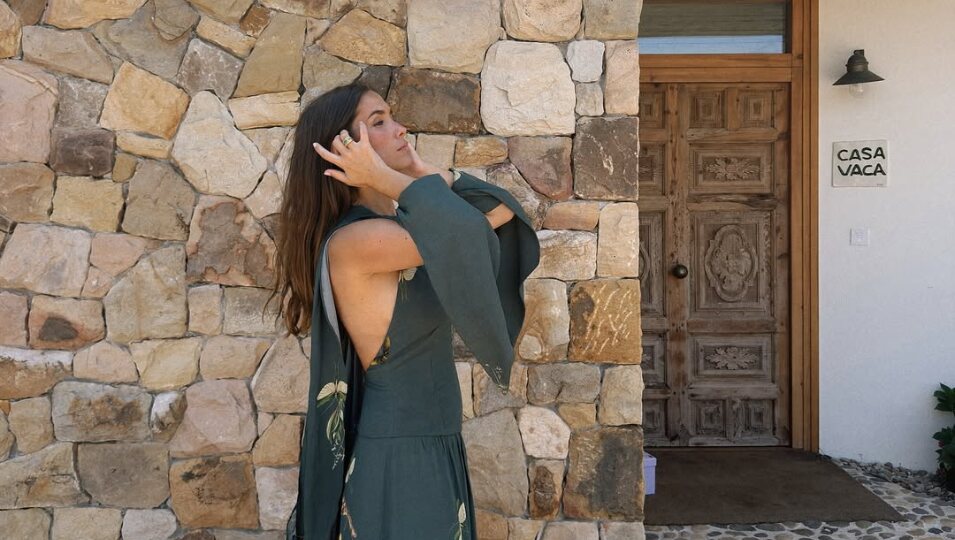 María Pombo, en el bautizo de su hermana Marta Pombo | Foto: Instagram