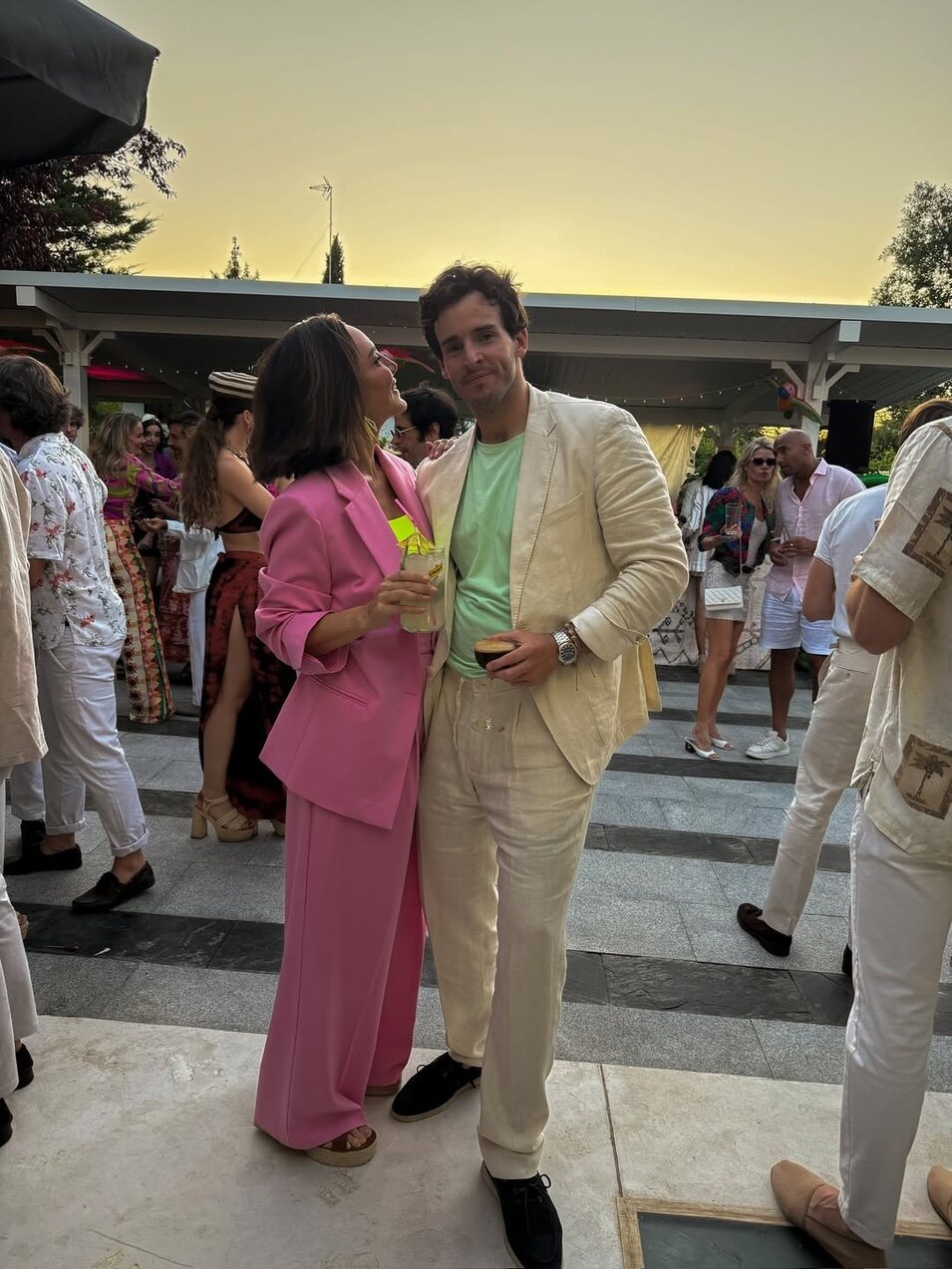 Tamara Falcó e Íñigo Onieva celebrando el cumpleaños de Íñigo Onieva | Foto: Instagram