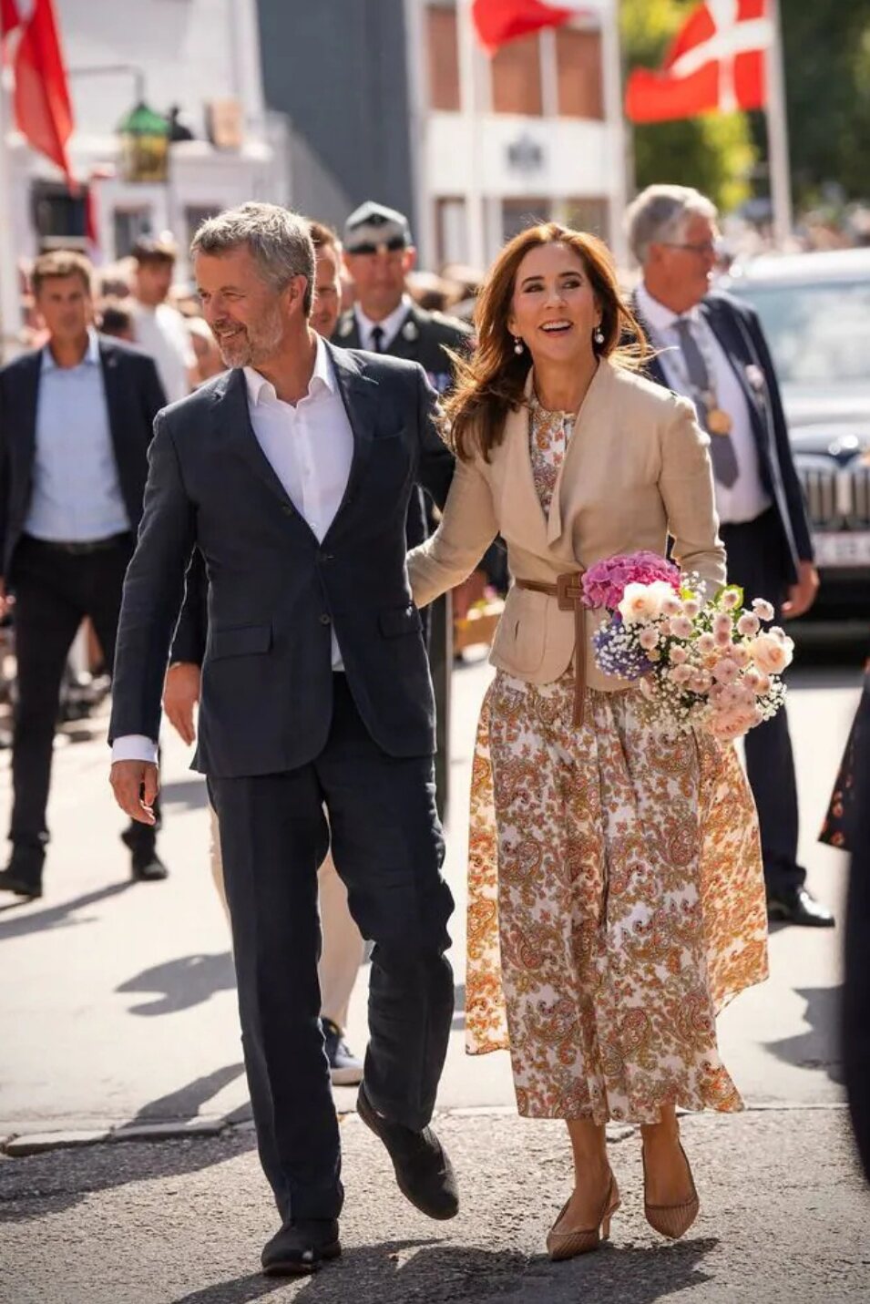 Federico y Mary de Dinamarca en Gråsten