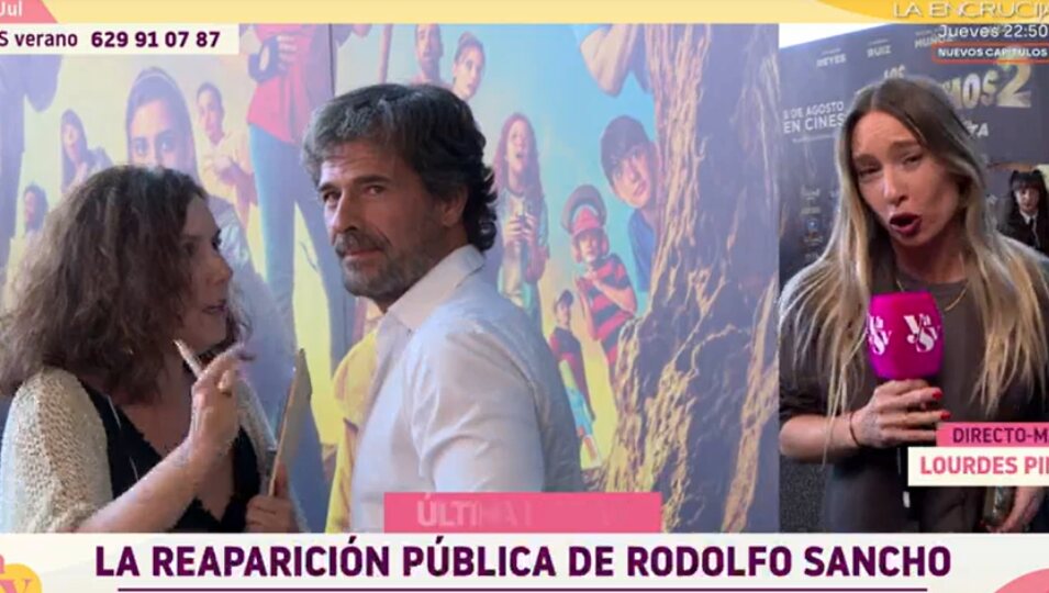 Rodolfo Sancho en la Premier de Lo Futbolísimos 2 | Foto: Antena3.com