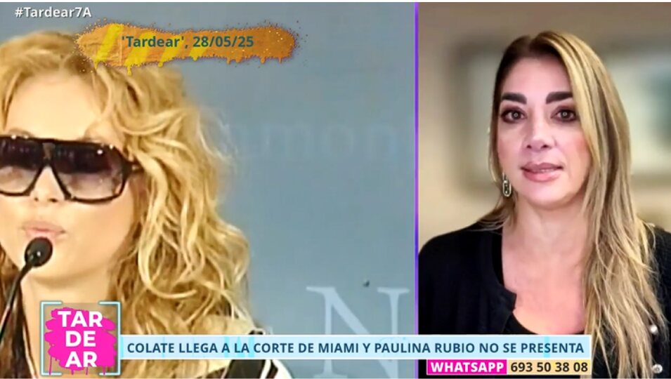 Paulina Rubio no aparece en la corte de Miami | Foto: Telecinco.es 