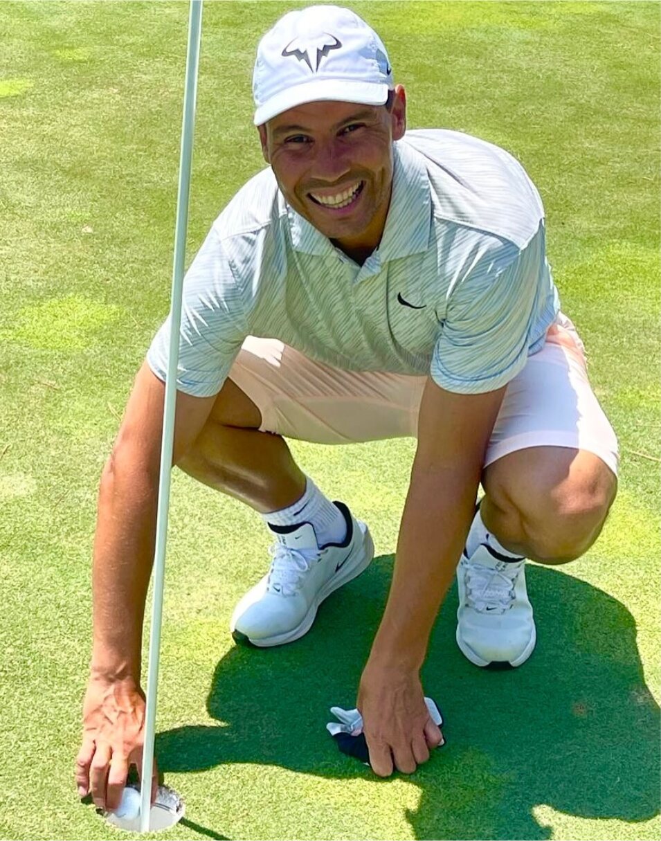 Rafa Nadal disfrutando del Golf | Foto: Instagram