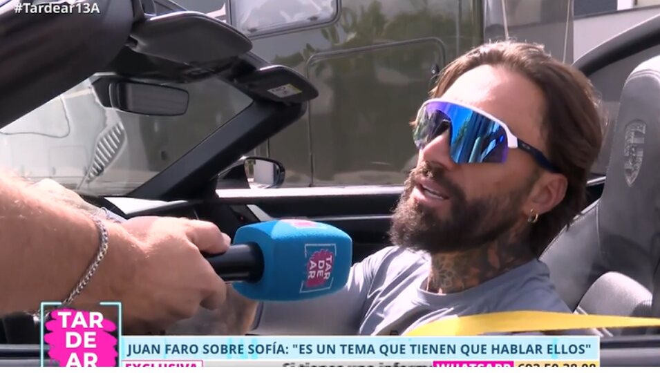 Primeras reacciones de Juan Faro y su relación con Sofía Suescun | Foto: Telecinco.es