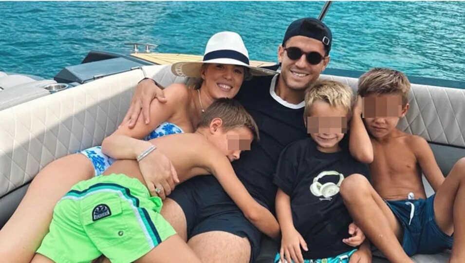 Morata y Alice Campello disfrutando de sus vacaciones en familia en el Lago de Como | Foto: Instagram 