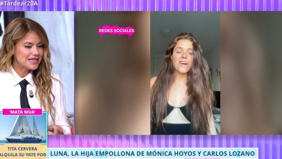 Mónica Hoyos orgullosa de su hija Luna en 'Tardear' | Foto: Telecinco.es 