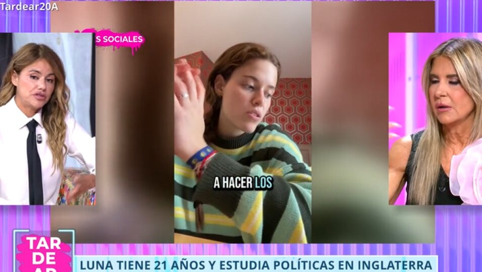 Monica Hoyos orgullosa de su hija Luna en la 'tarde' | Foto: Telecinco.es 
