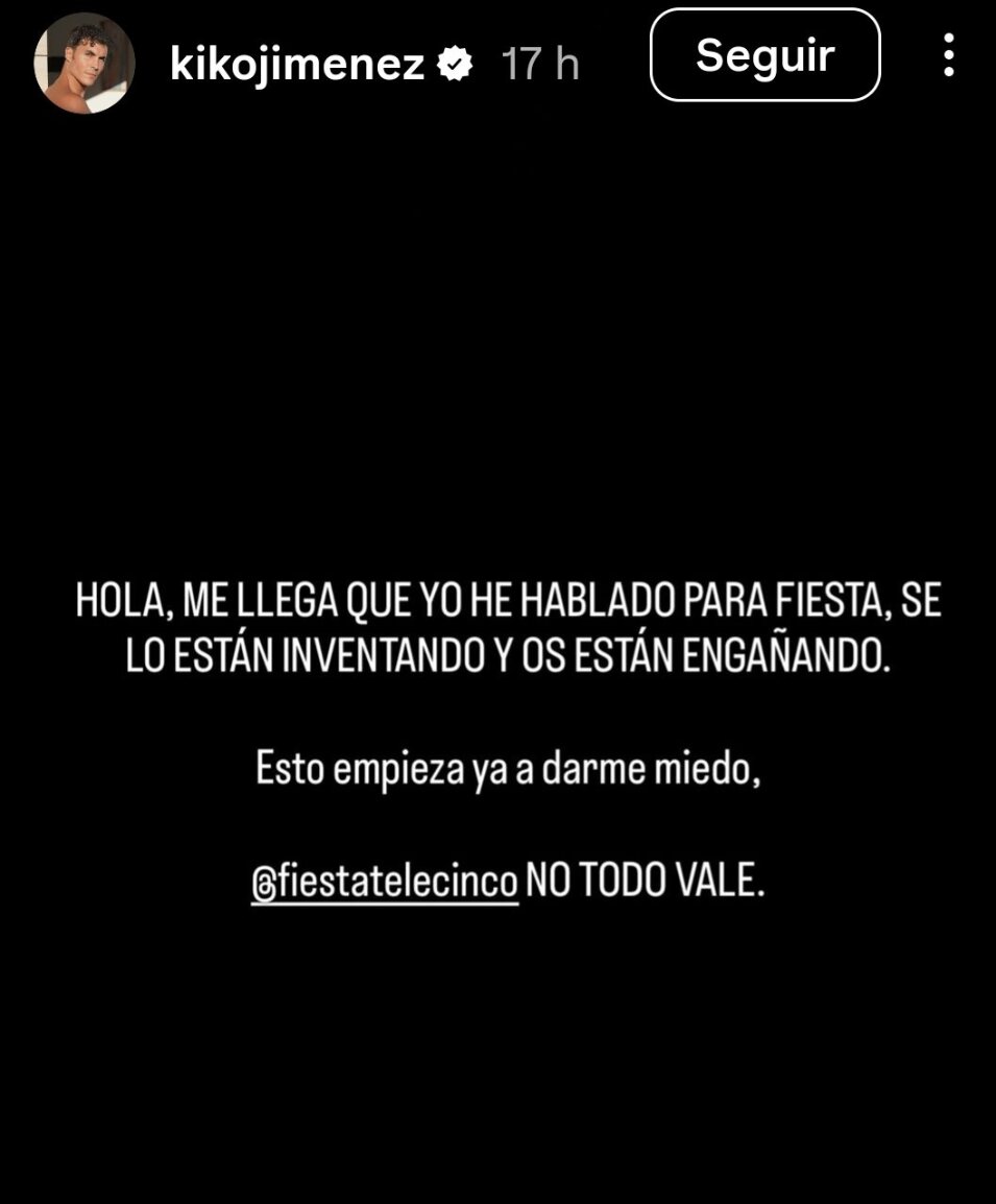 Kiko vía historias de Instagram | Foto: Instagram