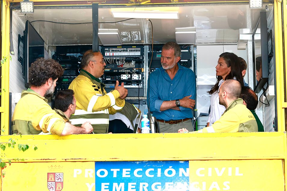 Los Reyes visitan Zamora para apoyar a los afectados por los incendios | Casa de S.M. el Rey