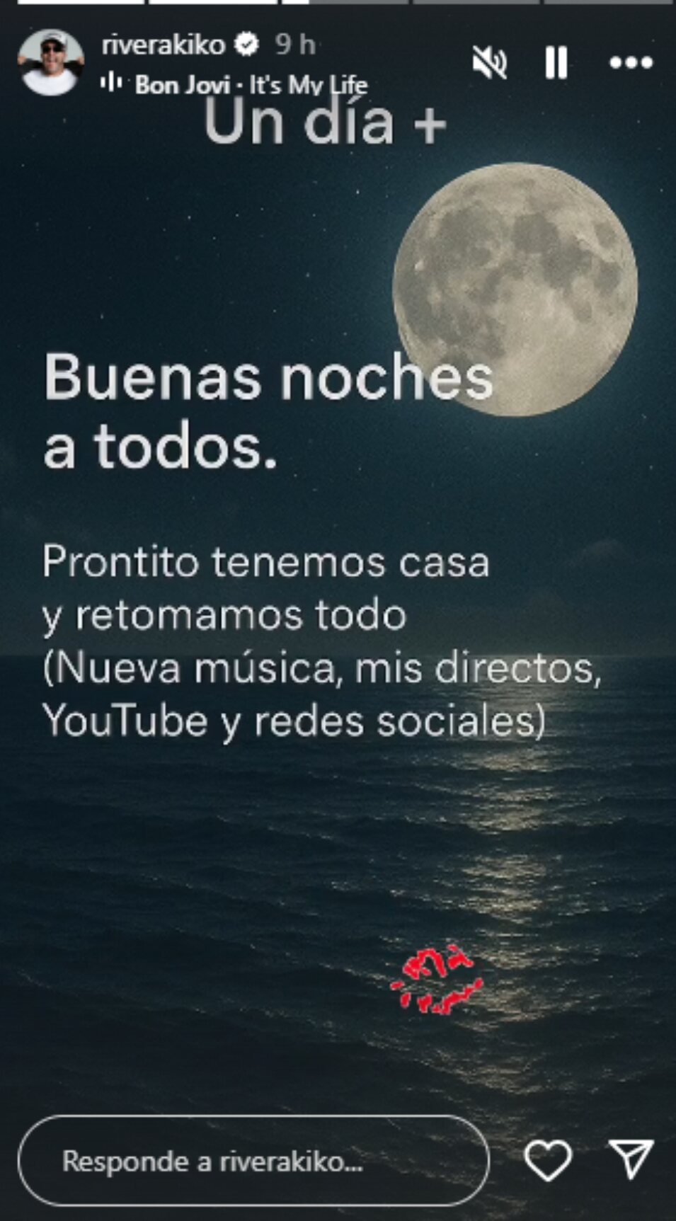 Mensaje en las historias de Instagram de Kiko Rivera | Foto: Instagram