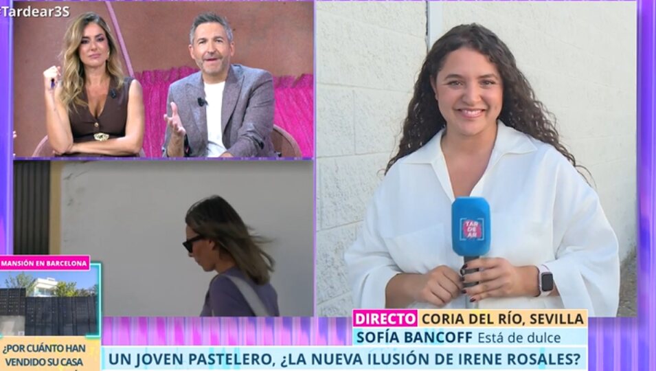 Reportera pregunta al pastelero misterioso, la nueva supuesta ilusión de Irene Rosales | Foto: Telecinco.es