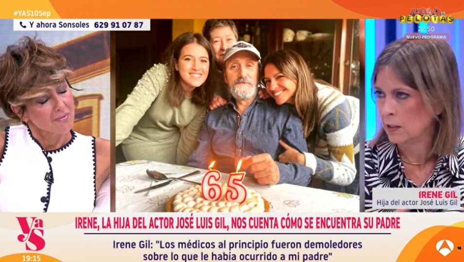 Irene Gil, hija del actor José Luis Gil, habla sobre el estado de salud de su padre | Foto: Antena3.com