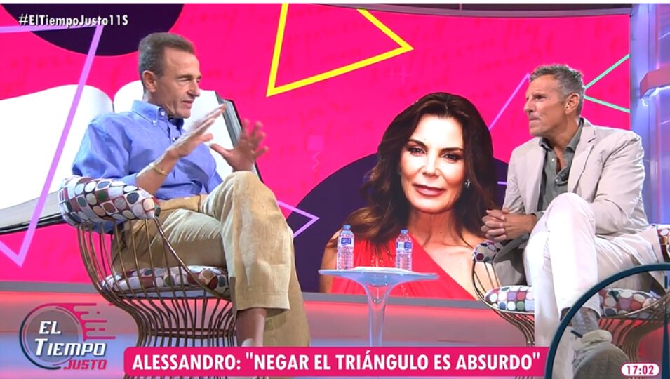 Entrevista de Alessandro Lequio en 'El tiempo justo' desmontando las memorias de Mar Flores | Foto: Telecinco.es