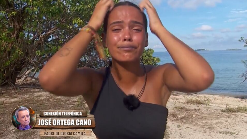 Gloria Camila es sorprendida con una llamada de su padre José Ortega Cano | Foto: Telecinco.es