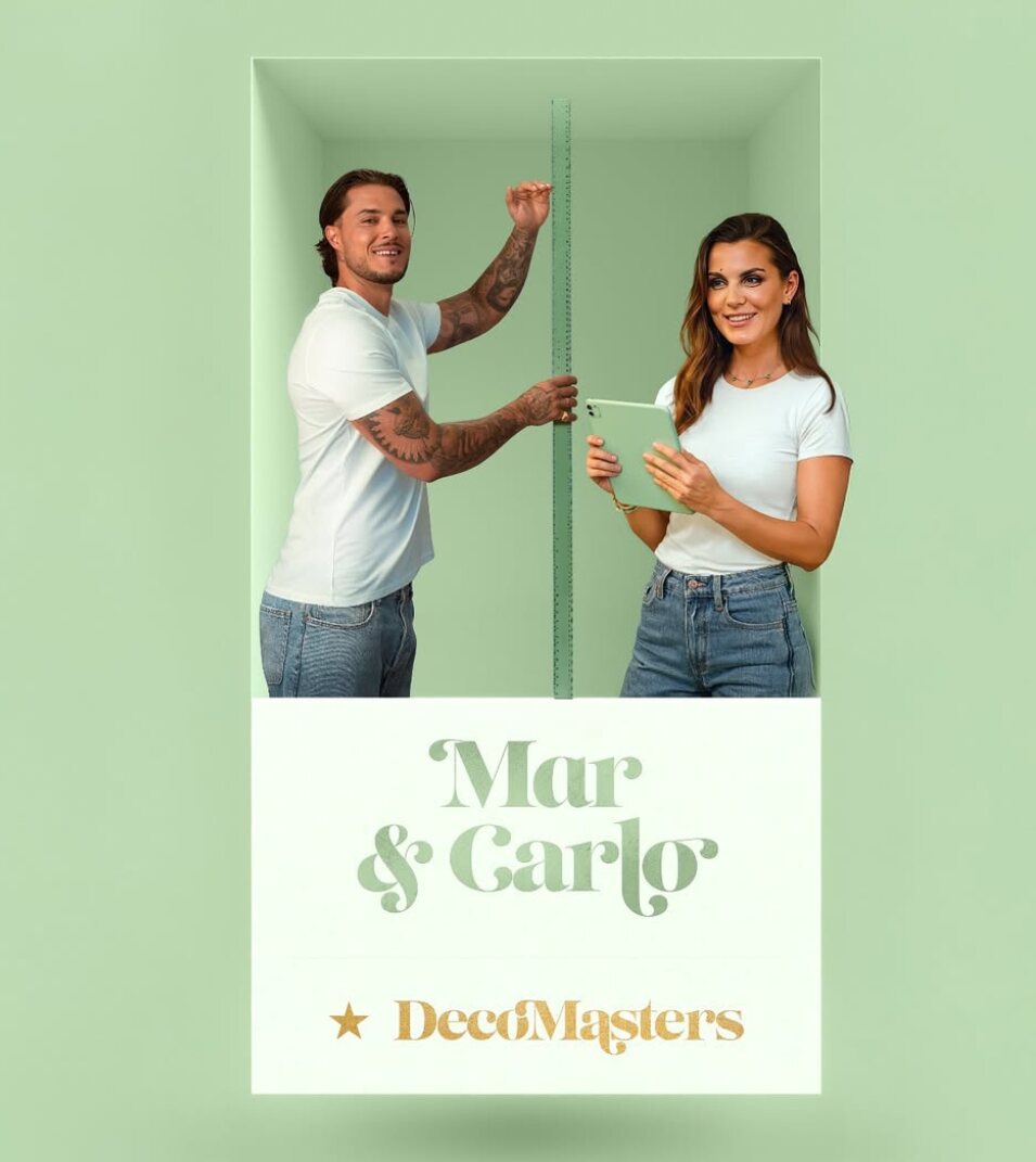 Carlo Costanzia y Mar Flores concursantes de 'DecoMasters' | Foto: Instagram