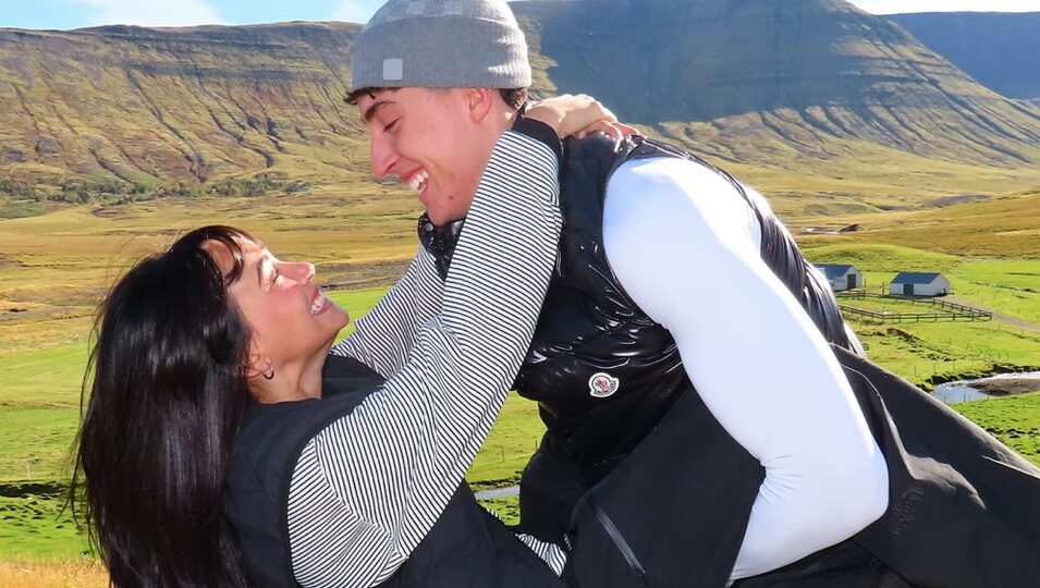 Aitana y Plex en Islandia / Fotografía: Instagram