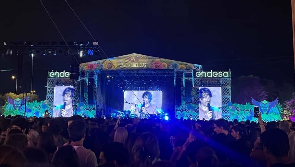 Melendi sobre el escenario | Foto: Nerea Mateos