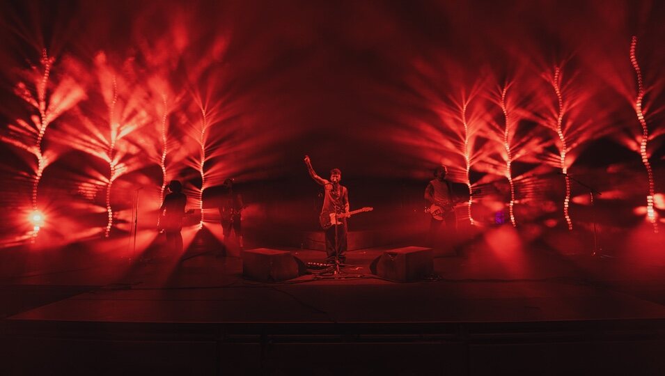 Dani Fernández en el concierto | Foto: Jardín de las Delicias