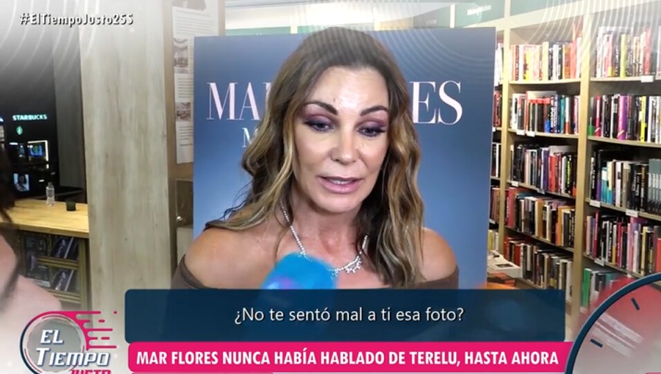 Mar Flores habla de su hijo en la presentación de 'Mar en calma' | Foto: Telecinco.es