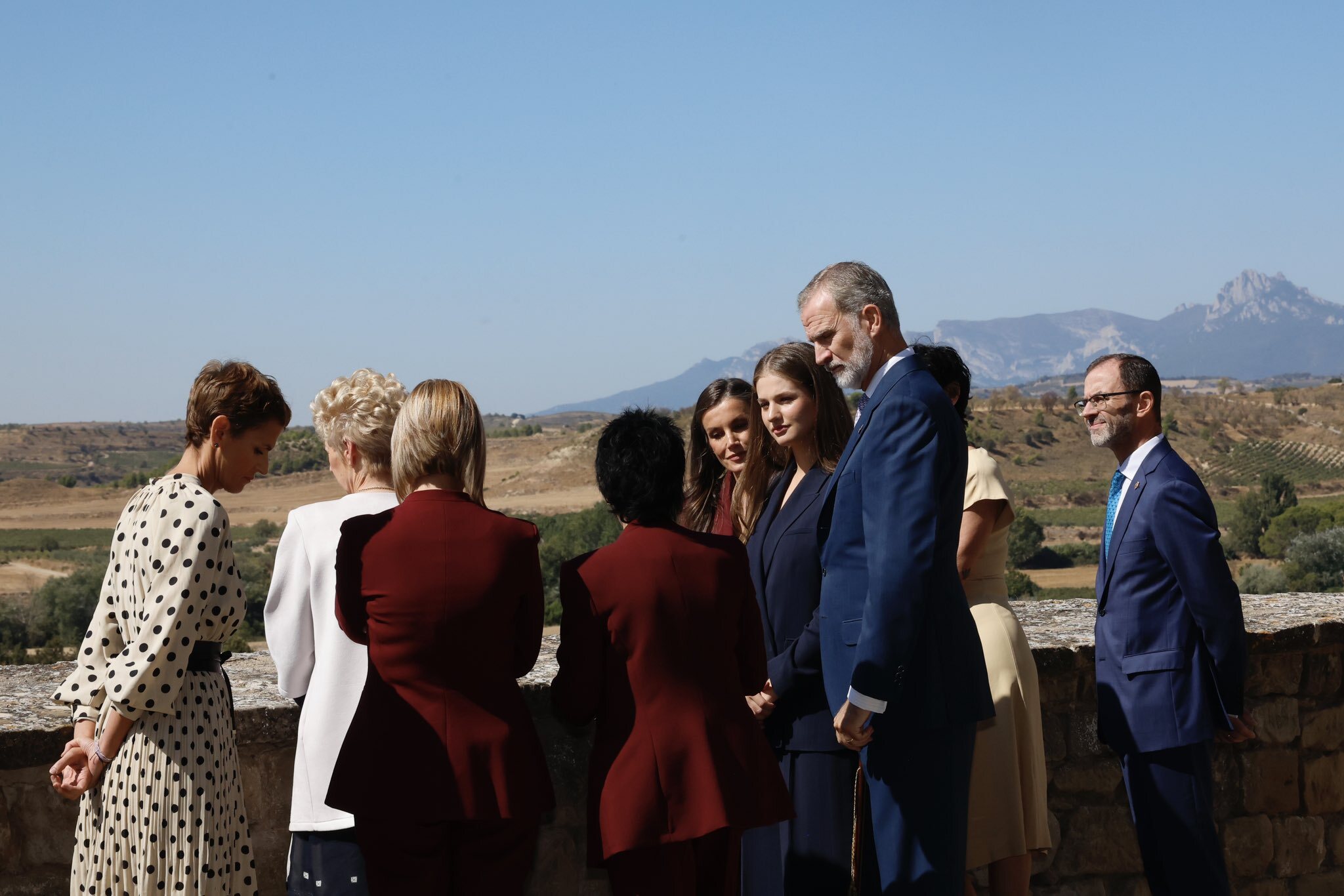 Los Reyes y la Princesa en Viana | Foto: Casa Real
