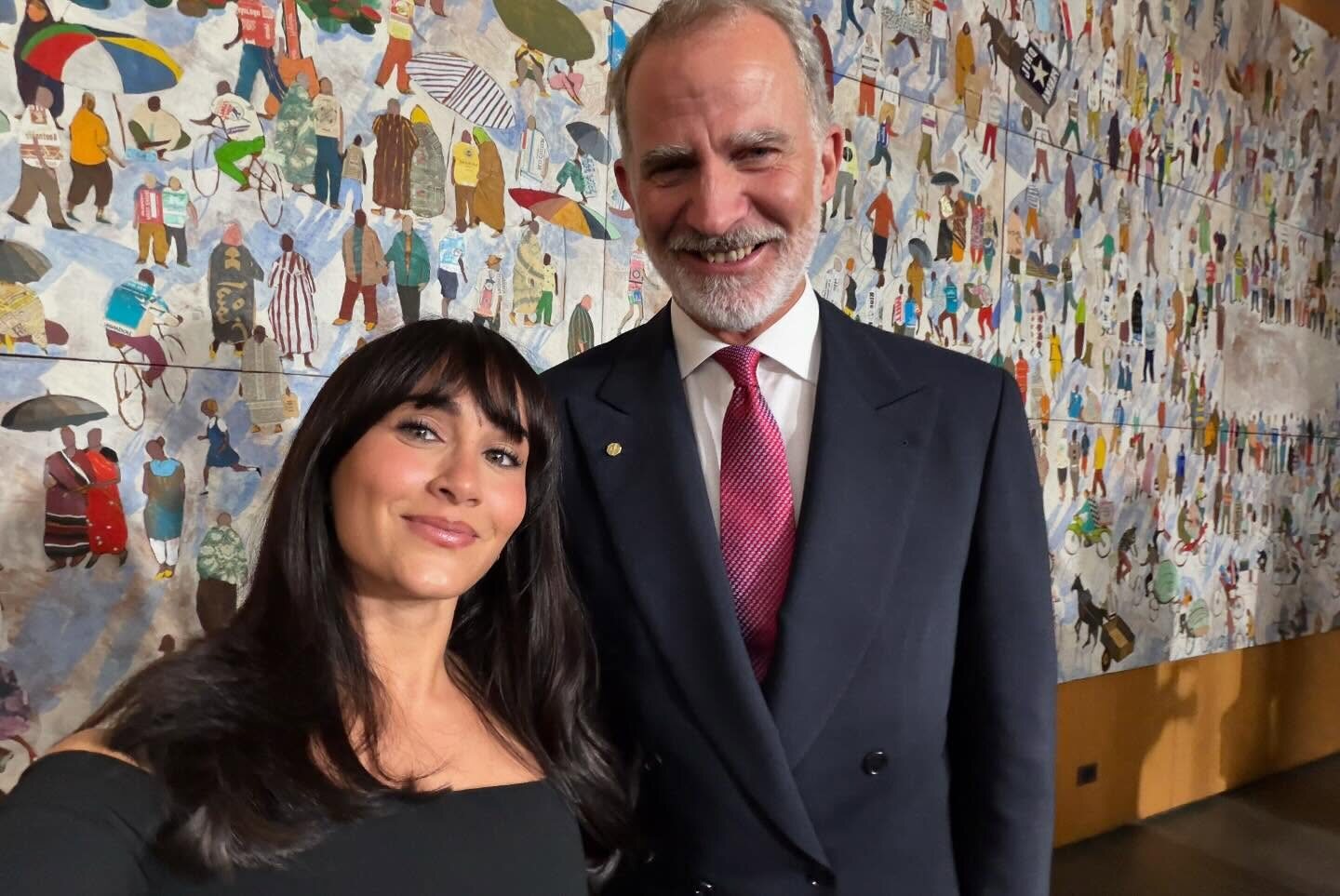El selfie de Aitana con el Rey Felipe | Instagram