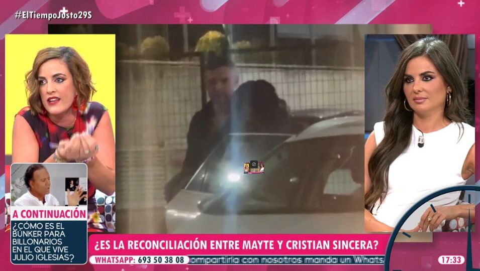 Alexia Rivas en el plató de 'El tiempo justo' | Fotografía: Telecinco