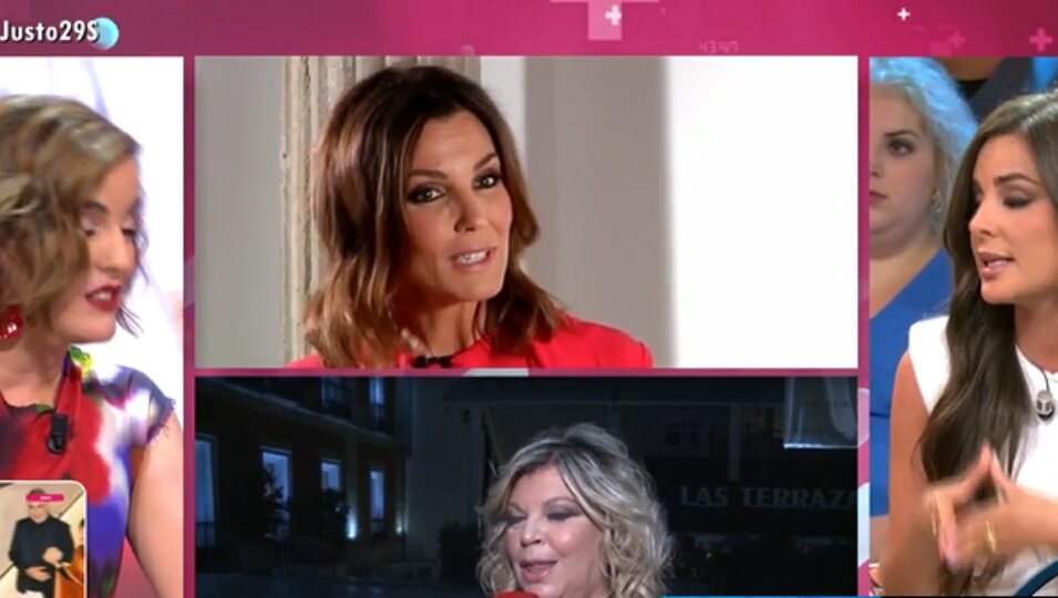 Leticia Requejo y Alexia Rivas como colabroadoras en 'El Tiempo Justo' | Foto: Telecinco.es 