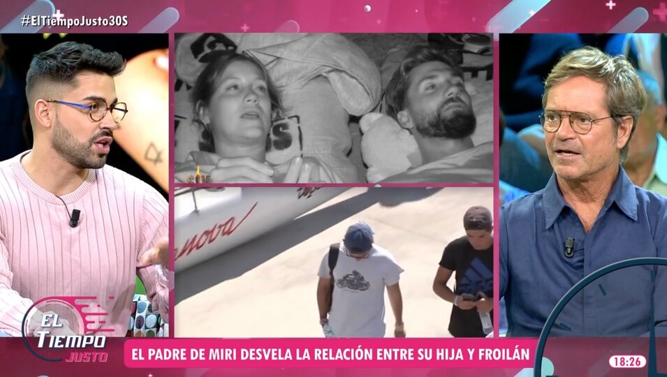 Miguel Frigenti y Edu Pérez en 'El tiempo justo' | Fotografía: Telecinco