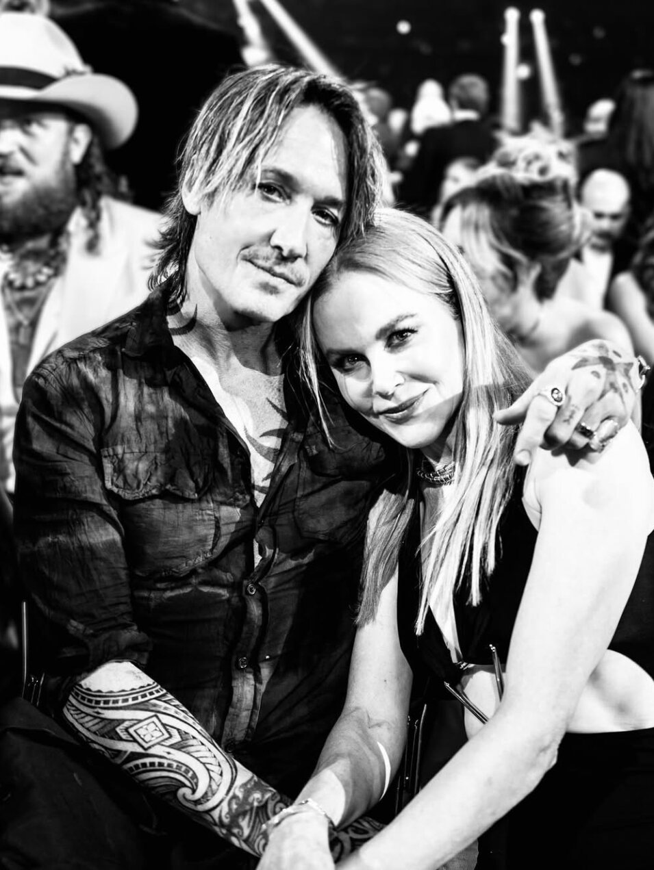 Nicole Kidman y Keith Urban en un concierto | Foto: Instagram