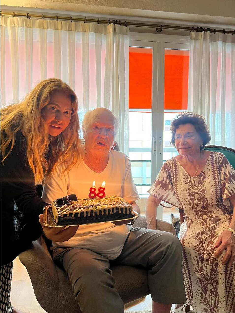 Cristina Tárrega celebrando el cumpleaños de su padre | Foto: Instagram