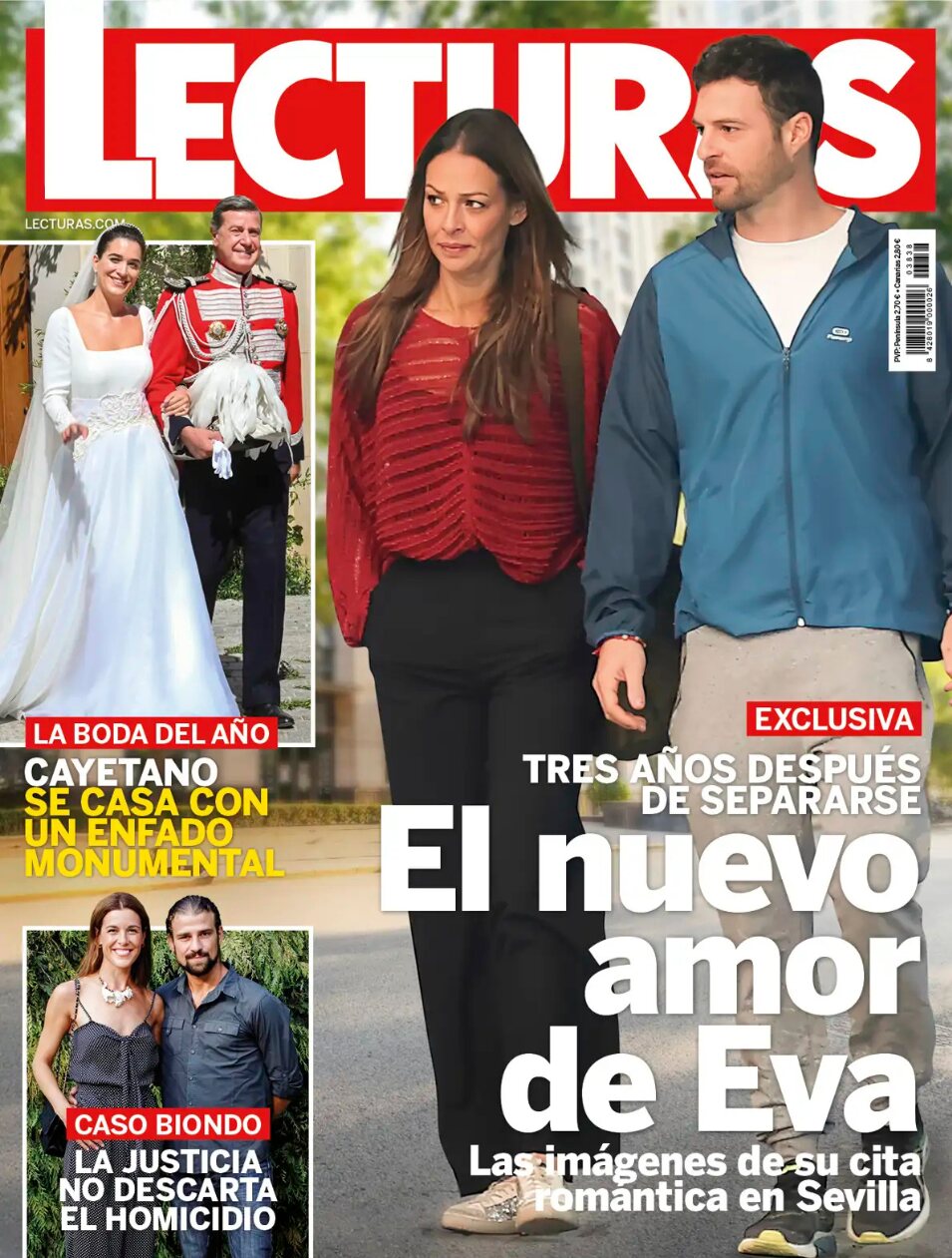 Eva González y el misterioso joven en la portada de Lecturas | Foto: Lecturas