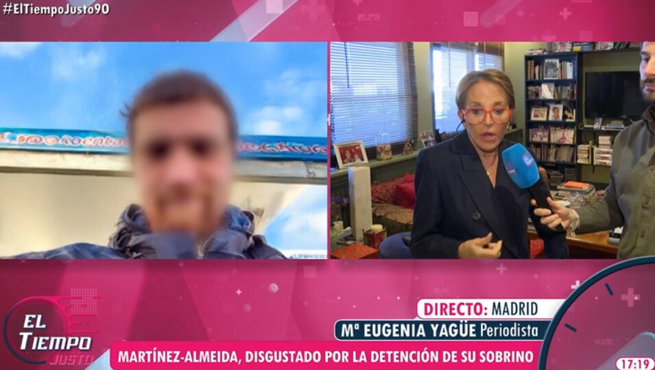 María Eugenia Yagüe cuenta la complicada situación de la familia del Alcalde de Madrid | Foto: Telecinco.es