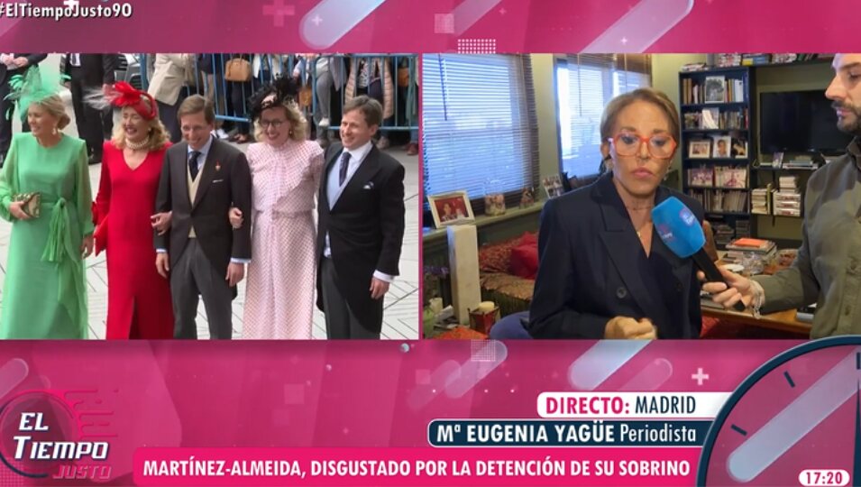 María Eugenia Yagüe cuenta la complicada situación de la familia del Alcalde de Madrid | Foto: Telecinco.es