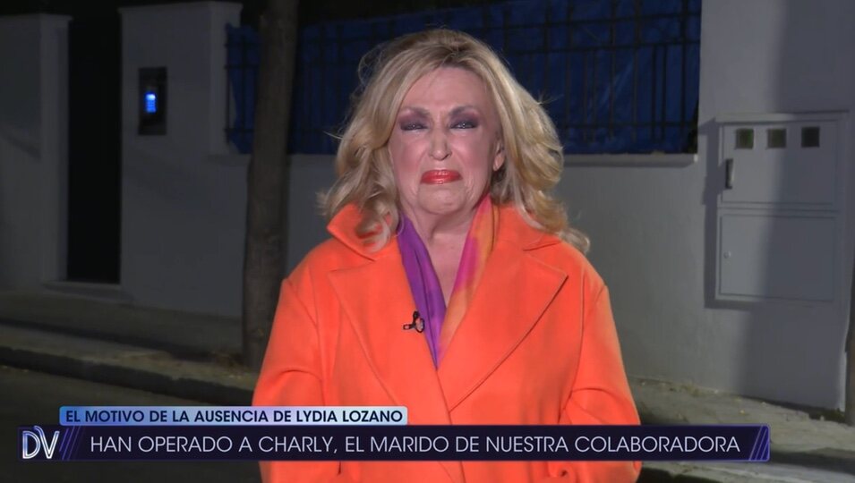 Lydia Lozano no puede contener las lágrimas | Foto: telecinco.es